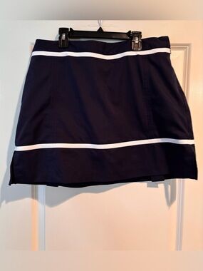 Adidas ClimaCool Skort Women’s Size 12 Navy Blue Pleated Golf Tennis